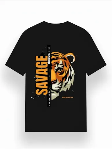 Lion Tshirt Black